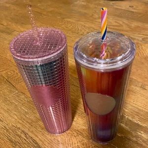 Two Venti Starbucks Pride Tumblers